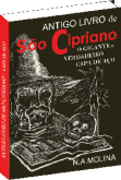 Antigo livro de São Cipriano, o Gigante e verdadeiro Capa de Aço